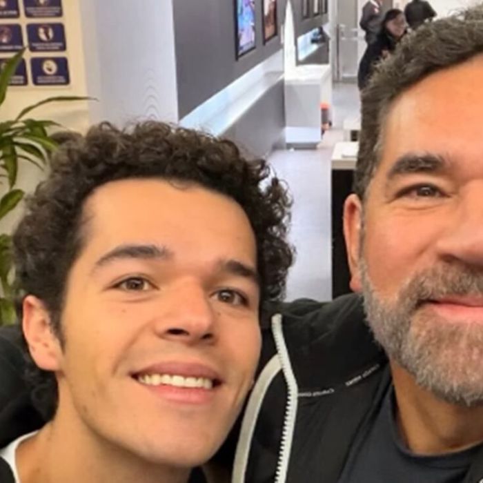 Eduardo Santamarina y su hijo Eduardo Zucchi se encuentran en Televisa antes del debut del joven en ‘El Renacer de Luna’