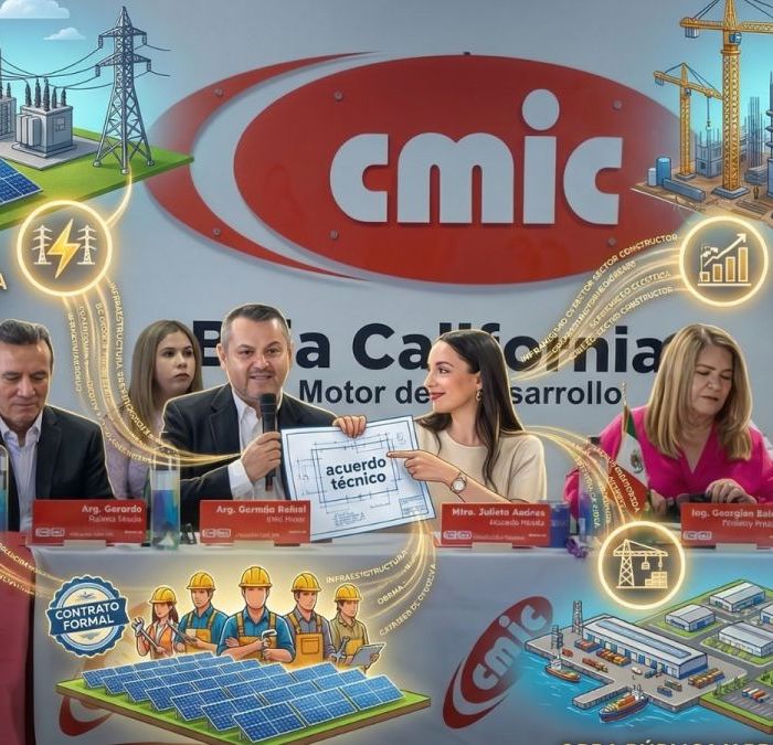 Julieta Ramírez y CMIC impulsan infraestructura en Baja California