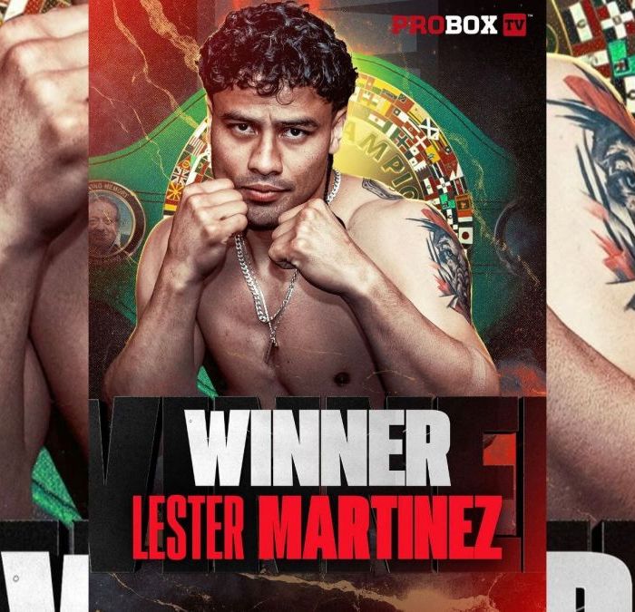 Lester Martínez: el petenero que se coronó campeón interino del WBC