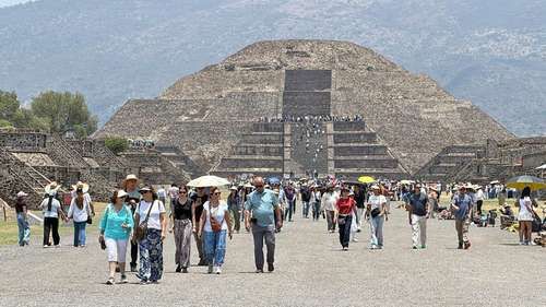 Afluencia a Teotihuacán aumenta tras el tiroteo del 20 de abril; refuerzan revisiones y seguridad