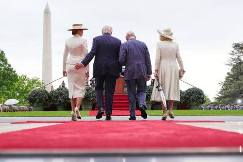 La Casa Blanca publica foto titulada ‘TWO KINGS’ durante la visita de Carlos III a Washington