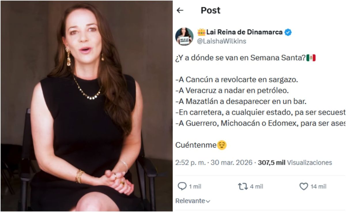 laisha-wilkins-genera-polemica-en-x-por-comentario-sobre-riesgos-en-semana-santa