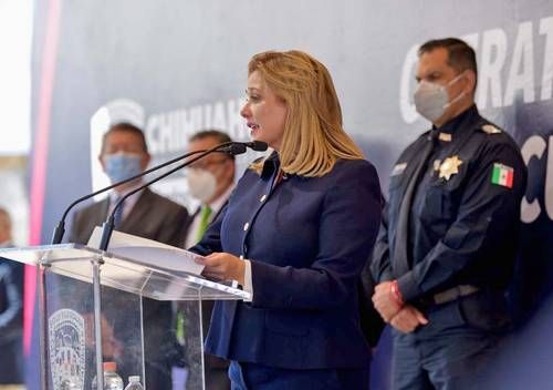 Maru Campos crea unidad para investigar presencia de agentes de EU tras muerte de dos oficiales en Chihuahua