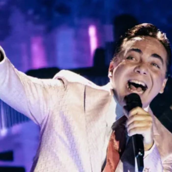 Cristian Castro, captado en un concierto de Behemoth en Nueva York