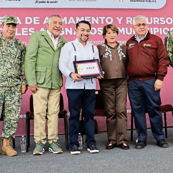 Edomex entrega armamento y 92.4 mdp a 85 municipios; 36 recibieron 674 armas