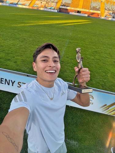 Erick Portillo gana el salto de altura en el Memorial Irena Szewińska en Polonia