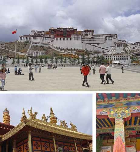 El palacio de Potala, una ciudad monumental en el corazón de Lhasa
