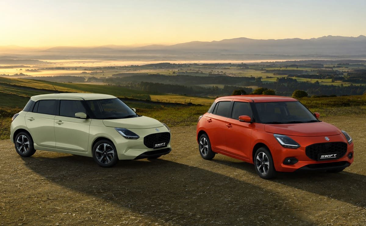 Suzuki Swift BoosterGreen estrena los colores Matcha Vibe y Naranja Vibe