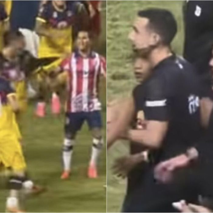 César Ramos queda en medio de una batalla campal durante el Clásico de la Talacha
