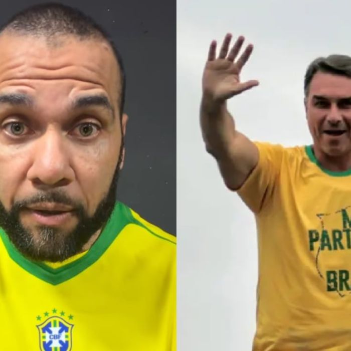 Dani Alves expresa su apoyo a Flávio Bolsonaro rumbo a la segunda vuelta en Brasil