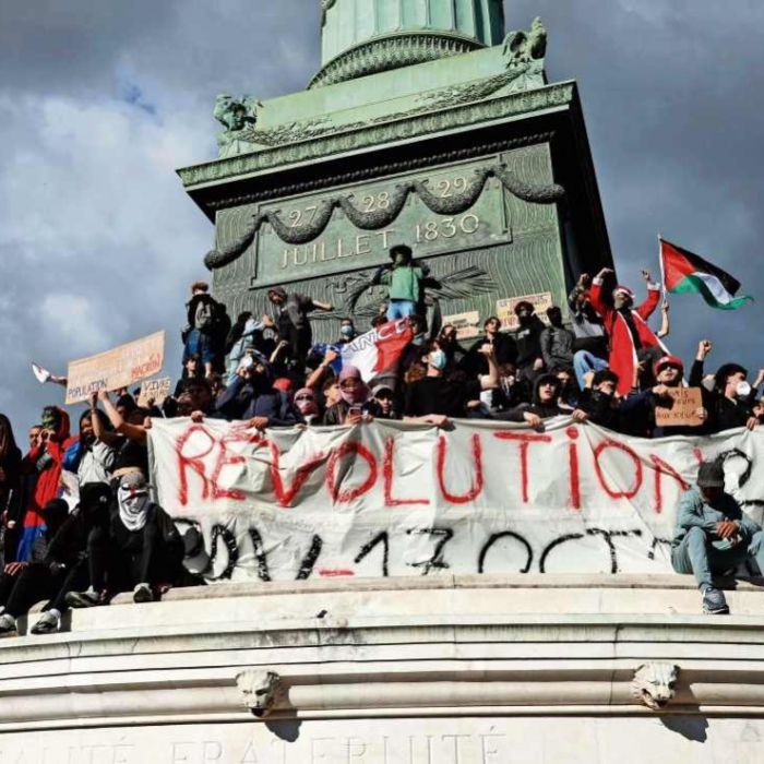 Protestas estudiantiles se endurecen en Francia; reportan 504 detenidos y 48 policías heridos
