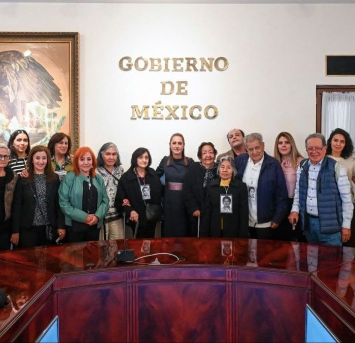 Sheinbaum se reúne con el Comité Eureka para dar seguimiento a demandas de verdad y justicia