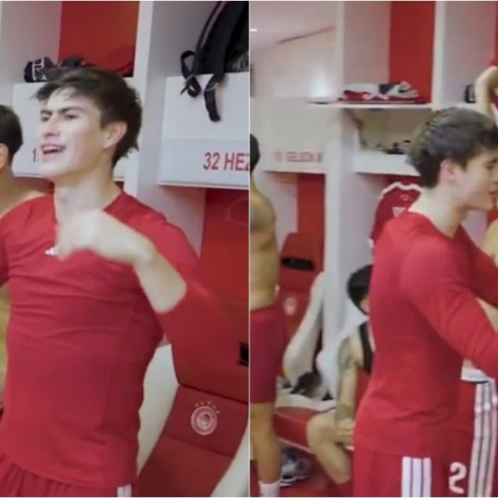 Armando “Hormiga” González celebra con “La Cumbia de los Trapos” tras el triunfo del Olympiacos