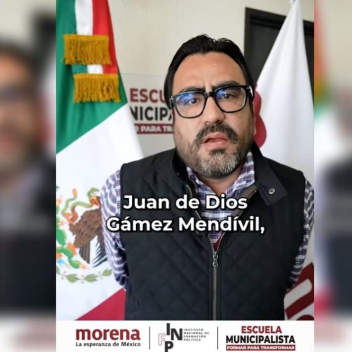Juan de Dios Gámez, egresado de la Escuela Municipalista de Morena, fue incluido en acusación de EU