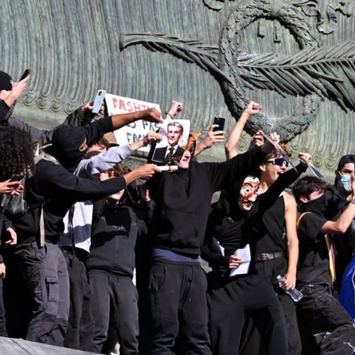 Macron acusa uso político de las protestas estudiantiles en Francia