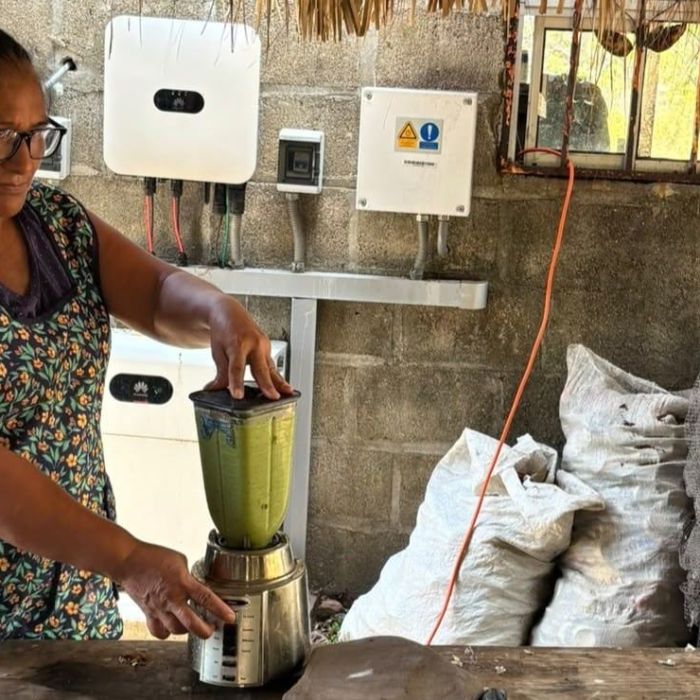 San Dionisio Pueblo Viejo mejora su suministro eléctrico con energía solar y baterías