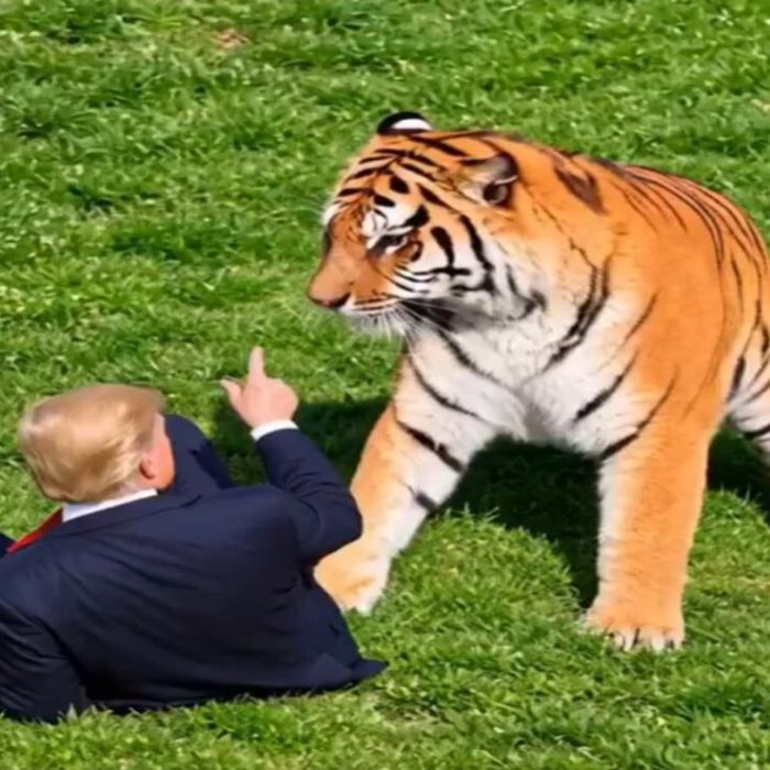 Trump provoca indignación al compartir video de ataque mortal de un tigre en Reino Unido